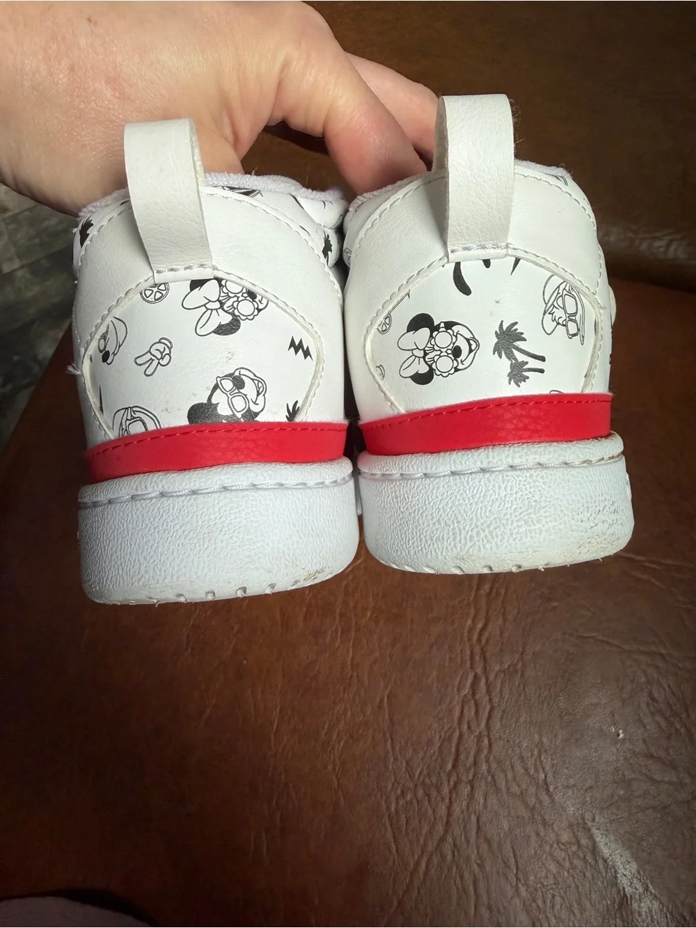 Adidas Disney Forum Mid 360 high top sneakers size 9.5 US unisex kids